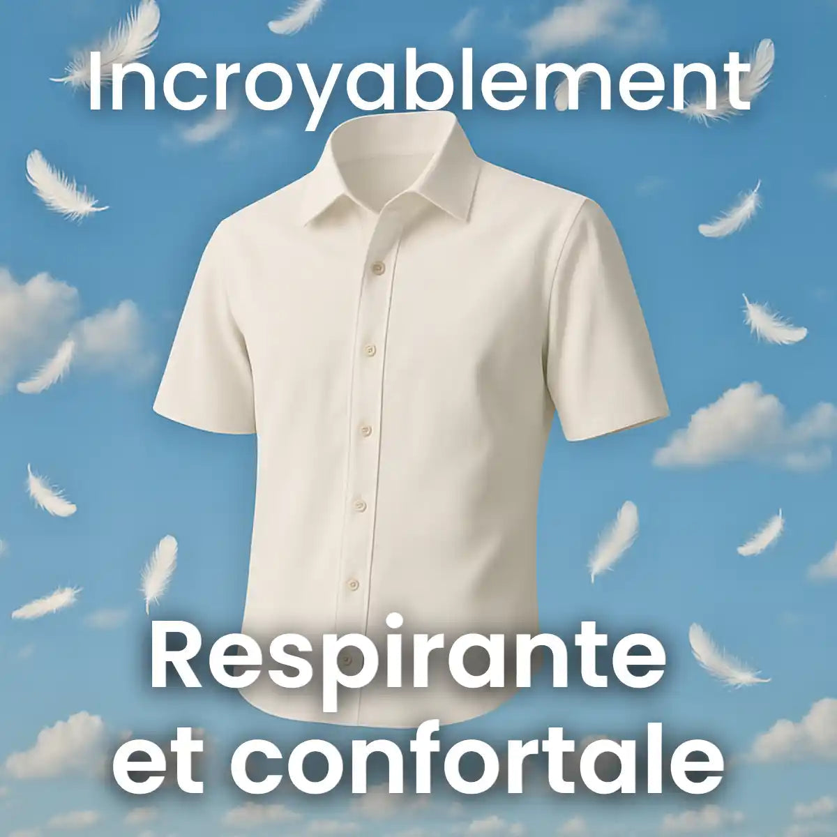 Chemise Ajustée à Manches Courtes